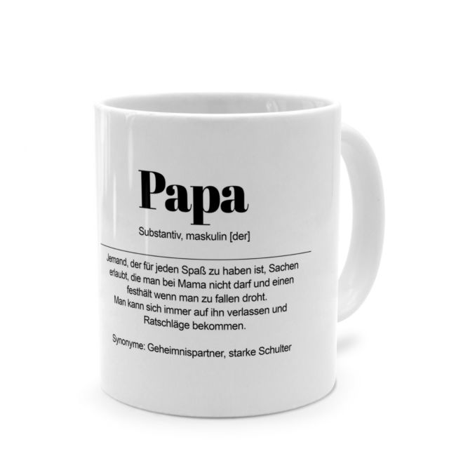 Tasse mit Definition 'Papa'
