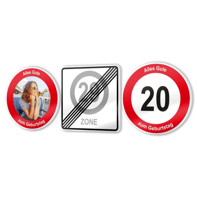 Geburtstagsschild 'Design'