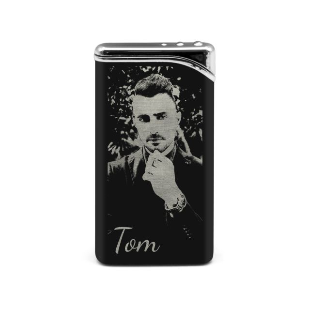 Metall-Feuerzeug mit Gravur