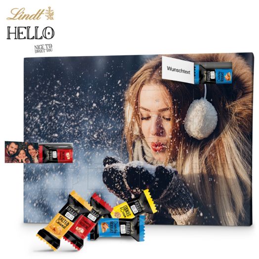 Lindt Riegel Hello Lindt HELLO Adventskalender selbst gestalten