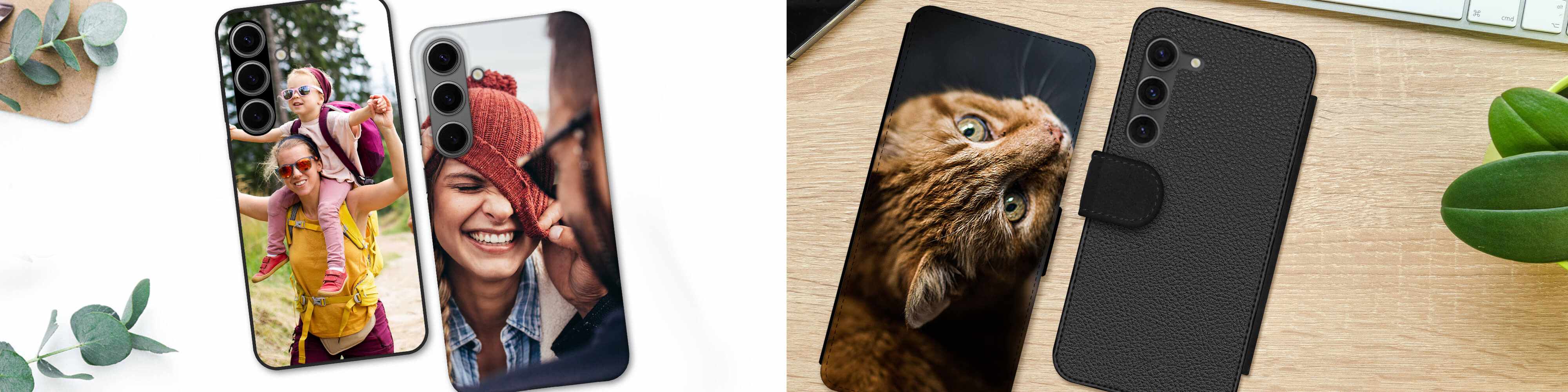 Personalisierte Galaxy S24 Plus Hülle mit eigenem Foto selbst gestalten