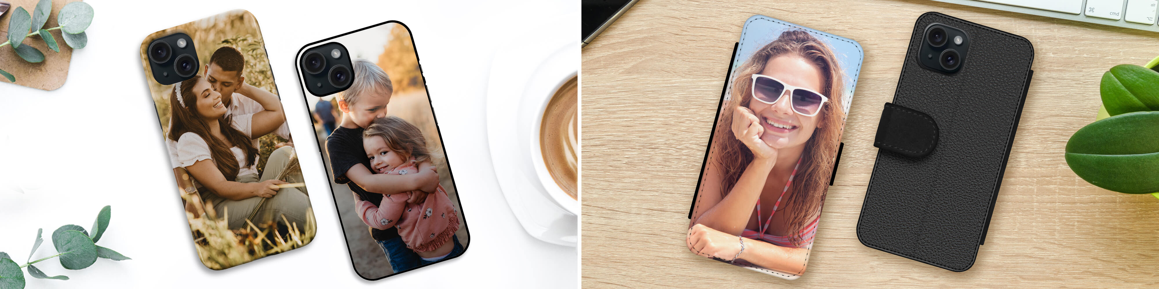 Personalisierte iPhone 15 Plus Hülle mit eigenem Foto