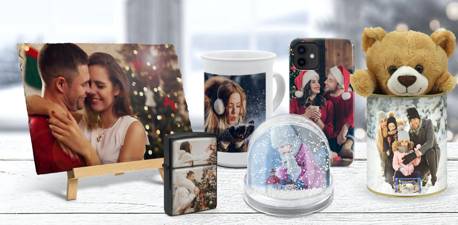 Personalisierte Weihnachtsgeschenke mit eigenem Foto selbst gestalten
